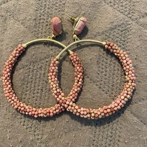 Kendra Scott Pink Hoops